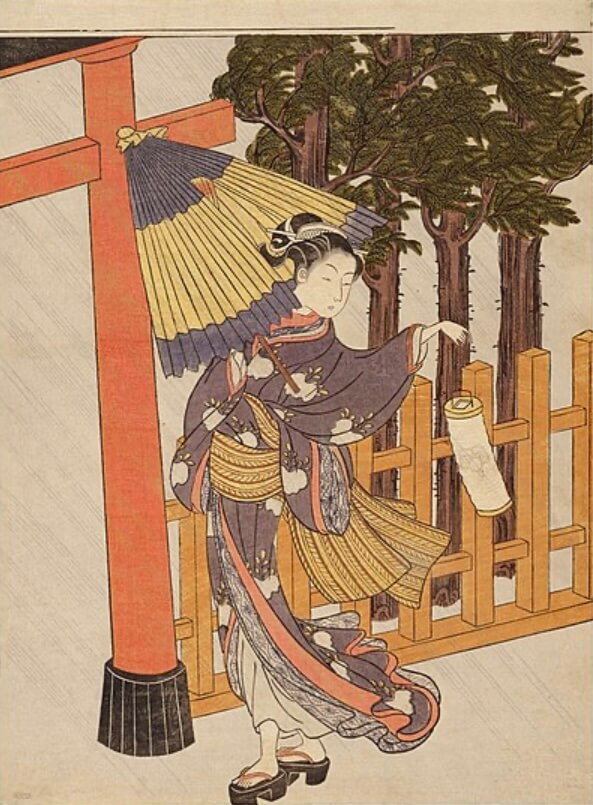 Harunobu Suzuki's "ameyo no miyamairi"