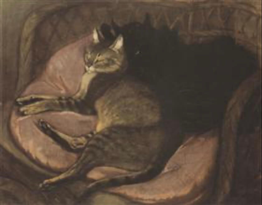 Théophile Alexandre Steinlen's painting